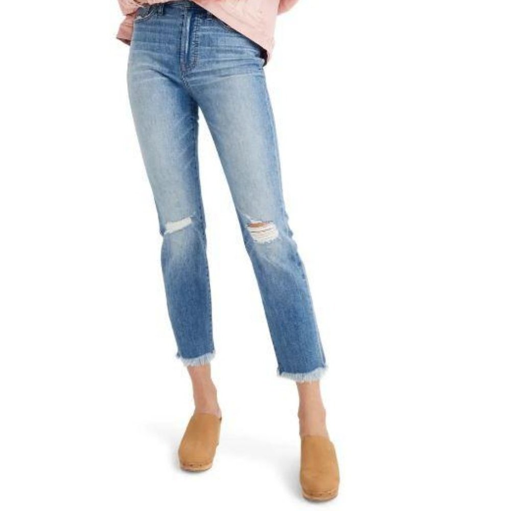 MADEWELL The Perfect Vintage Crop High Waist Jeans